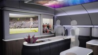 Bar yang ada di dalam Ultraflex dapat dibuka atau tutup di jam yang telah dijadwalkan. Konsep ini masuk daftar salah satu Penghargaan Crystal Cabin tahun ini (AIM Altitude/CNN Travel)