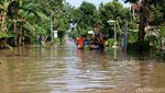 Penampakan Banjir Setinggi 1 Meter yang Rendam 5 Desa di Jombang