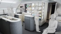 Namanya Ultraflex. Peluncurannya di 2019 Airplane Interiors Expo (AIX) Hamburg, Jerman (AIM Altitude/CNN Travel)