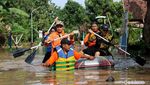 Penampakan Banjir Setinggi 1 Meter yang Rendam 5 Desa di Jombang