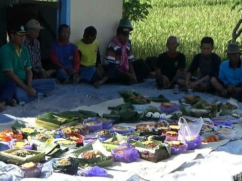 Syukuran panen raya di Ponorogo