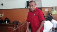 Ruben tiba di Pengadilan Negeri Jakarta Selatan untuk bersaksi di sidang kasus hoax penganiayaan dengan terdakwa Ratna Sarumpaet, Selasa (9/4/2019).