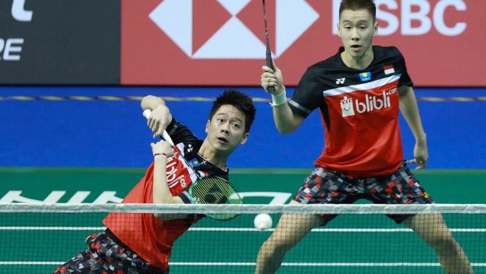Kevin Sanjaya Sukamuljo/Marcus Fernaldi Gideon diminta bangkit di Piala Sudirman 2019. (dok. Humas PBSI) Kevin Sanjaya Sukamuljo/Marcus Fernaldi Gideon diminta bangkit di Piala Sudirman 2019. (dok. Humas PBSI)