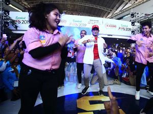 Sandiaga Nge-Dance di Acara Lombok YES 2019