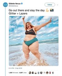 Tampilkan Model Plus Size di Iklan, Gilette Dikritik Promosikan Obesitas