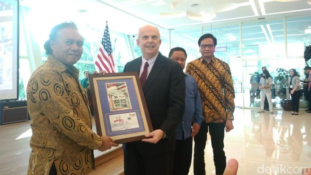 Suasana Peringatan 70 tahun hubungan diplomatik RI-AS