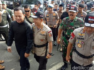 Panglima TNI dan Kapolri Hadiri Apel Pengamanan Pemilu di Bogor