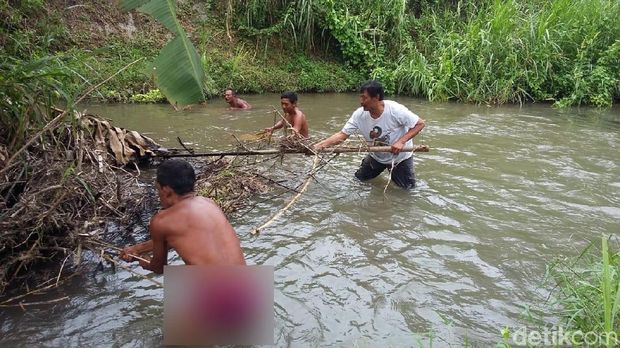 Polisi susuri sungai mencari kepala mayat dalam koper/