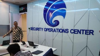 Sedikit penampakan dalam ruangan SOC. Foto: detikINET/Agus Tri Haryanto