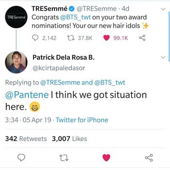 Ramai di Twitter, Pantene & Trsemme Memperebutkan BTS Jadi Bintang Iklan 