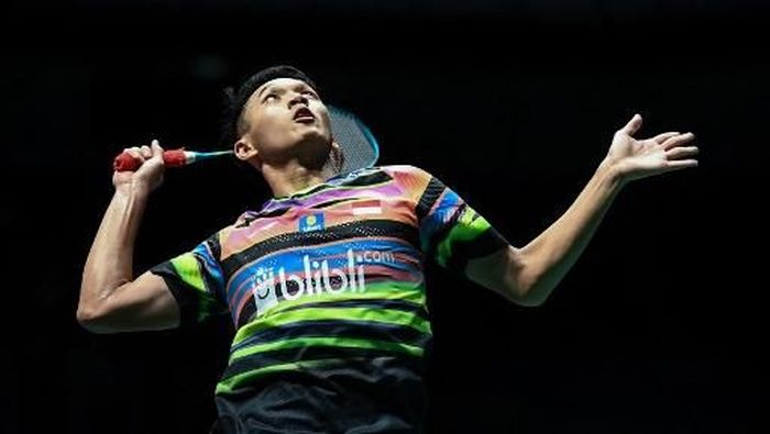Jonatan Christie tersingkir di babak pertama Kejuaraan Bulutangkis Asia 2019. (Mohd Rasfan/AFP)
