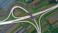 Tol Pasuruan-Probolinggo (Paspro) memiliki panjang 31,30 kilometer (km) 31,30 km masuk sebagai proyek strategis nasional (PSN) dan masuk ke dalam jaringan tol Trans Jawa. Arief Budi Mulyanto/Biro Komunikasi Publik Kementerian PUPR via CNBC Indonesia.