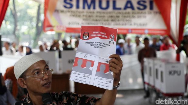 Simulasi Pencoblosan Pemilu 2019 / 