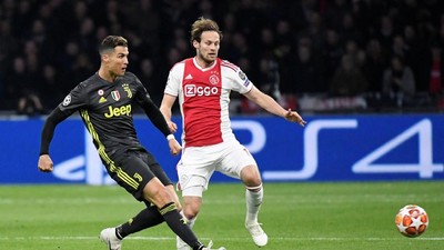 Gol Ronaldo Tak Cukup Menangkan Juventus di Kandang Ajax