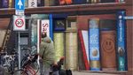 Foto Viral di Instagram, Mural Rak Buku Raksasa di Belanda
