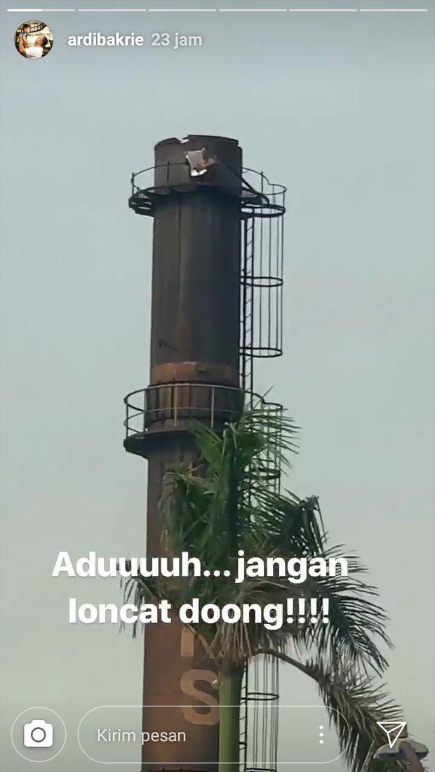 Ardi Bakrie Sempat Berharap Pria di Atas Cerobong Asap Tak Jadi Bunuh Diri
