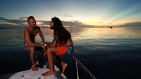 Host My Trip My Adventure (MTMA) Jeremiah Lakhuwani AKA Aquaman dan Bima Aryo mengajak traveler menyaksikan pesona surga bawah laut Taman Nasional Kepulauan Togean, Sulawesi Tengah (My Trip My Adventure)