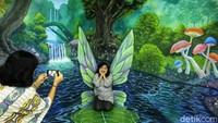 Lukisan unik tersebut dihadirkan sejak November 2018 lalu.