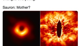 Digambarkan mirip denga mata Sauron di kisah The Lord of the Rings. Foto: istimewa