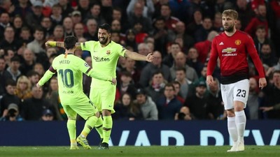 Blaugrana Sungkurkan Setan Merah