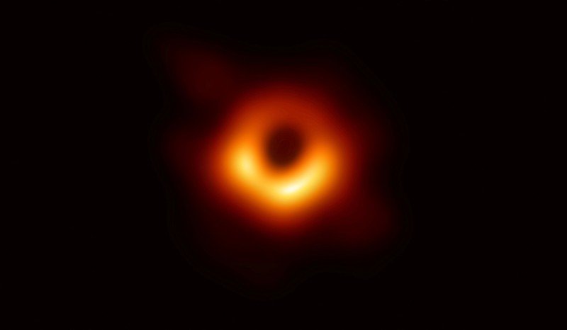 REFILE - CORRECTING SPELLING The first ever photo of a black hole, taken using a global network of telescopes, conducted by the Event Horizon Telescope (EHT) project, to gain insight into celestial objects with gravitational fields so strong that no matter or light can escape, is shown in this handout released April 10, 2019.  Event Horizon Telescope (EHT)/National Science Foundation/Handout via REUTERS   ATTENTION EDITORS - THIS IMAGE WAS PROVIDED BY A THIRD PARTY.  NO RESALES. NO ARCHIVE. TPX IMAGES OF THE DAY