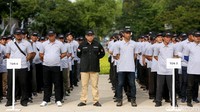 Apel itu digelar untuk mewaspadai terjadinya politik uang di masa tenang jelang pelaksanaan Pemilu serentak 2019 pada 17 April mendatang.