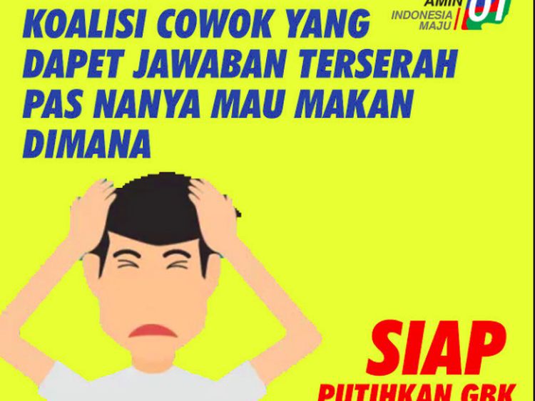 Kumpulan Meme Lucu Ramaikan Kampanye Jokowi & Maruf Amin