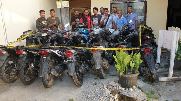 Pasutri di Aceh Jaya Ini Kompak Jadi Pencuri, 43 Sepeda Motor Disikat