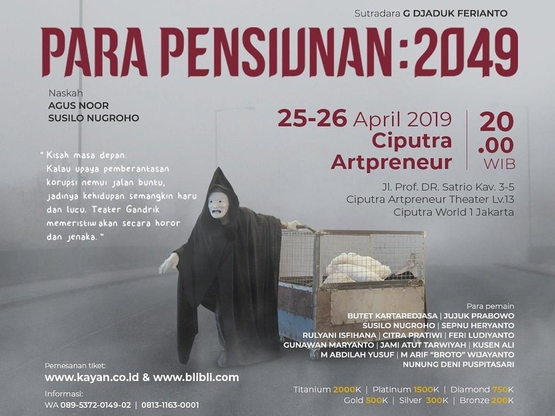 Setelah Yogyakarta, Pertunjukan Para Pensiunan: 2049 Hadir di Jakarta Setelah Yogyakarta, Pertunjukan Para Pensiunan: 2049 Hadir di Jakarta