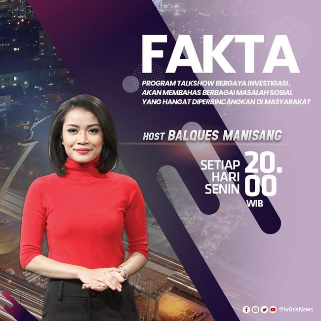 Sejak saat itu, program yang dipandu oleh Balques mendapatkan kepercayaan dari masyarakat dan sampai saat ini masih terus berjalan. Hal tersebut pun merupakan sebuah prestasi baginya. Foto: Instagram @balques_manisang