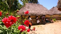 Ditaklukkan secara brutal oleh penjajah Spanyol pada abad ke-16, para korban yang selamat mundur ke dalam Pegunungan Sierra Nevada de Santa Marta yang berada di dataran tinggi garis pantai Karibia (Christopher P Baker/BBC Travel)