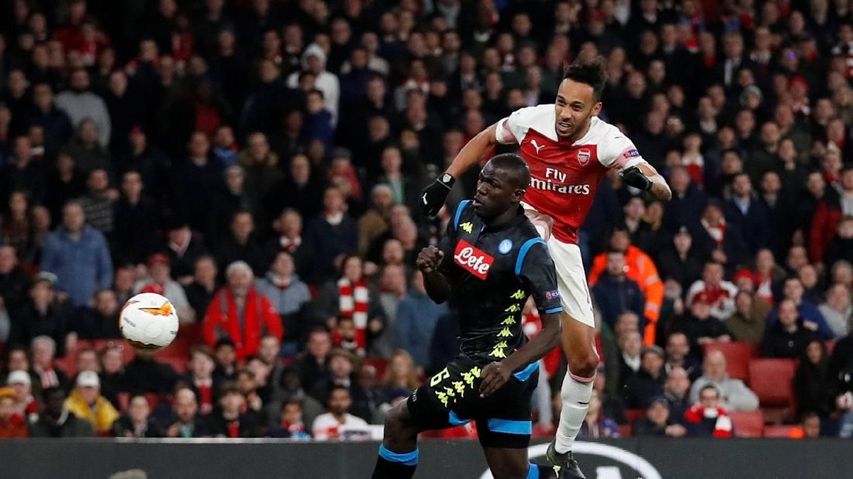 Arsenal melawat ke Napoli dengan keunggulan 2-0 pada leg kedua perempatfinal Liga Europa. (Foto: Matthew Childs/Reuters)