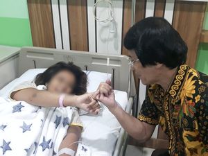 Kak Seto Jenguk dan Beri Motivasi Korban Kasus Audrey di RS