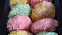 Gemblong juga bisa dibuat kekinian dengan warna-warni cantik seperti ini. Foto : Instagram @ayrina-ayrina