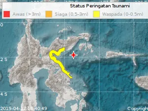 Sulteng Diguncang 2 Gempa Susulan Magnitudo 5 dan 5,2