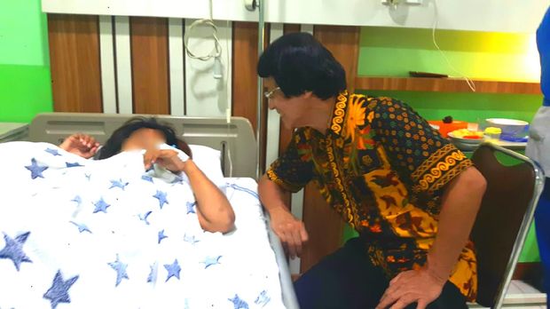 Kak Seto saat berdialog dengan A di Pontianak.