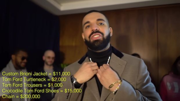 Gaya Drake ini totalnya mencapai hampir Rp 14 miliar. 
