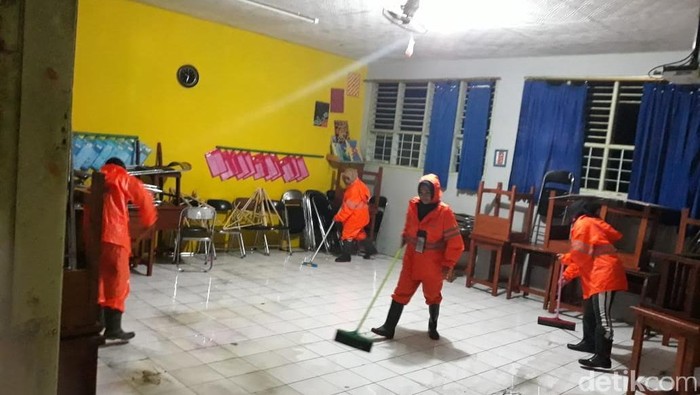 Hujan Deras, SMPN 1 Singaparna Kebanjiran