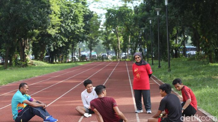 Eni Nuraeni, pelatih pelatnas atletik (Agung Pambudhy/detikSport) Eni Nuraeni, pelatih pelatnas atletik (Agung Pambudhy/detikSport)