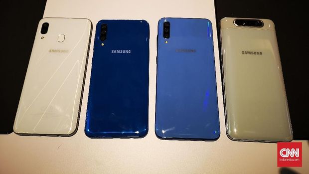 Membandingkan Samsung Galaxy A30, A50, A70, dan A80