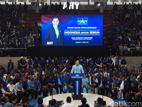 AHY di Surabaya/
