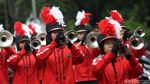 Keren! Ada Atraksi Sisingaan di Konvoi Pendukung Jokowi-Amin