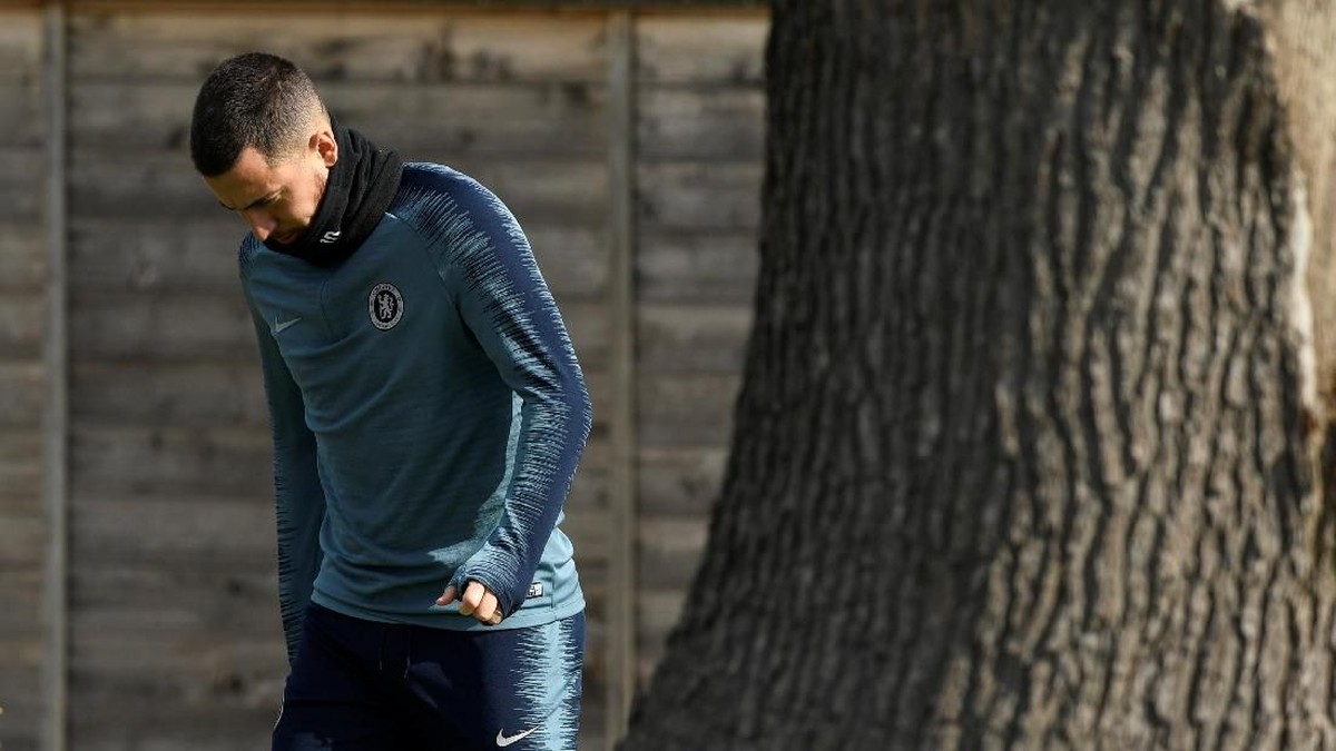 Eden Hazard sudah mencetak dua gol dari dua pertemuan dengan Liverpool musim ini (Action Images via Reuters/Tony OBrien)