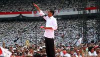 Minta Pendukung Optimistis Indonesia Maju, Ini Pidato Lengkap Jokowi Di GBK