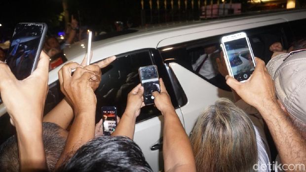 Mobil yang ditumpangi Prabowo
