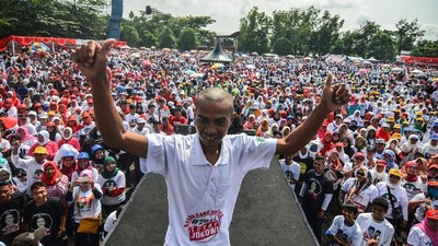 Mantul Begini Meriahnya Kampanye Terbuka Jokowi-Maruf di Tasikmalaya