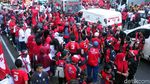 Antusiasme Massa Kampanye Jokowi di Bundaran HI
