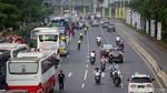 Jalan Sudirman Kembali Normal Usai Kampanye Jokowi