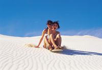 Sandboarding di Lancelin (Tourism Western Australia)