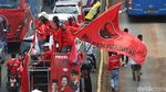 Keren! Ada Atraksi Sisingaan di Konvoi Pendukung Jokowi-Amin